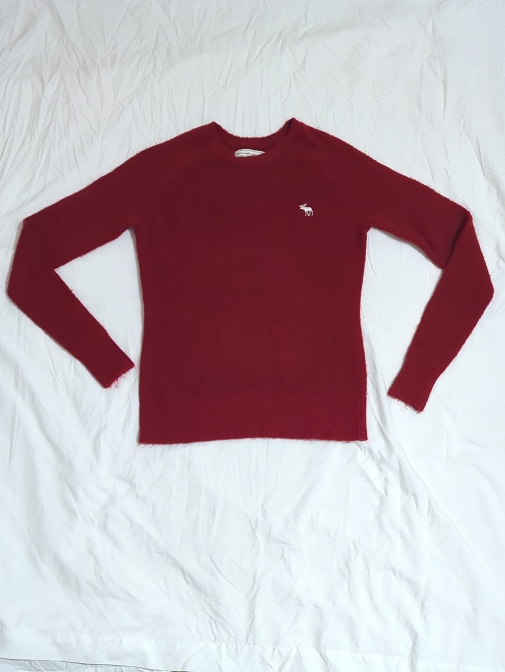 Abercrombie & Fitch Comfy Knit Sweater, Color Burnt Red Size XS